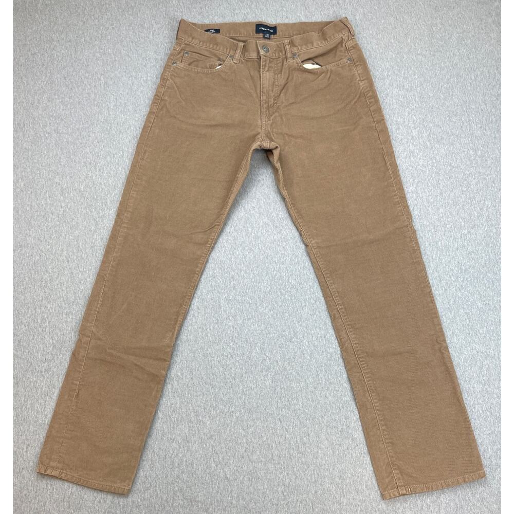 J Crew Pants Mens 31 x 32 Brown Cotton Stretch Corduroy 1040 Athletic